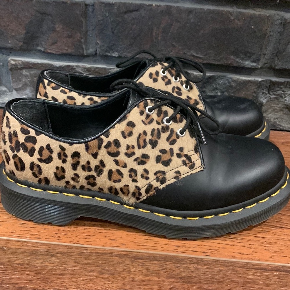 Doc Martens 1461 Leopard Shoe